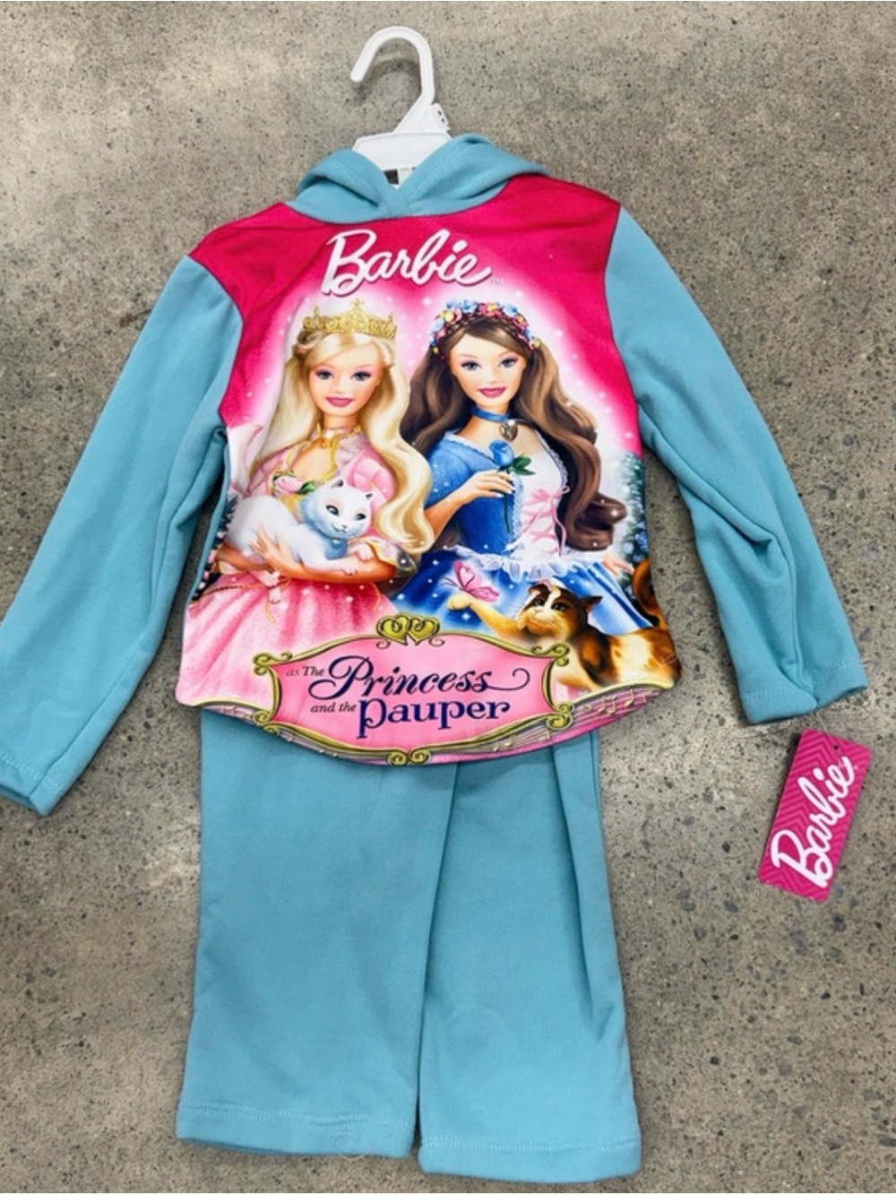 Barbie princess and the pauper outfit size 2T
